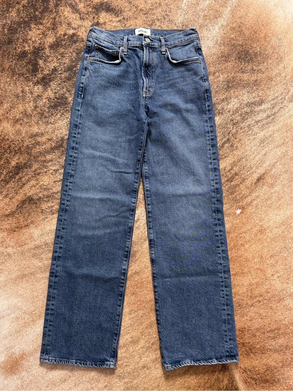 Agolde Harper Straight Jean in Echo - size 26